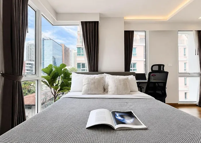 Appartement Expansive Premier 1br - Ultra Fast Wifi - Phrom Phong *