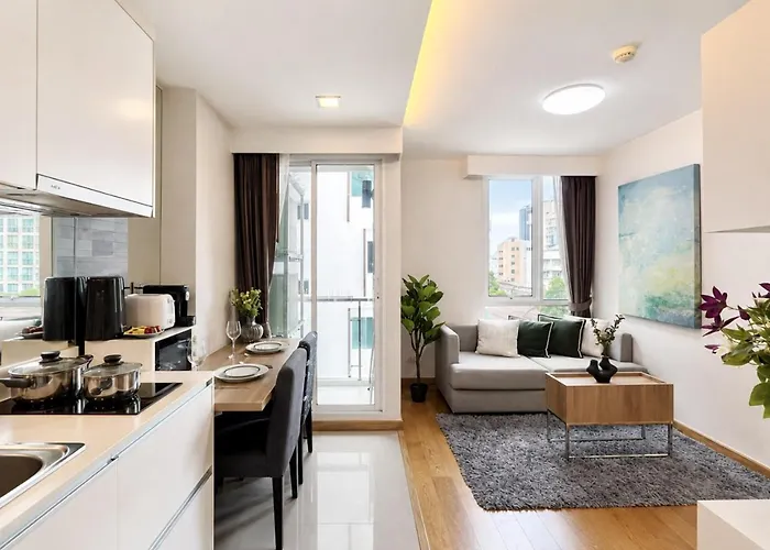 Appartement Expansive Premier 1br - Ultra Fast Wifi - Phrom Phong
