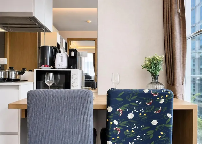 Appartement Expansive Premier 1br - Ultra Fast Wifi - Phrom Phong