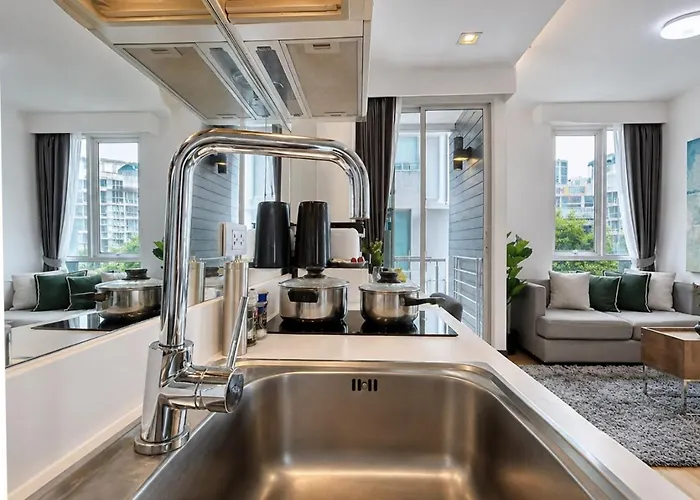 Appartement Expansive Premier 1br - Ultra Fast Wifi - Phrom Phong Bangkok